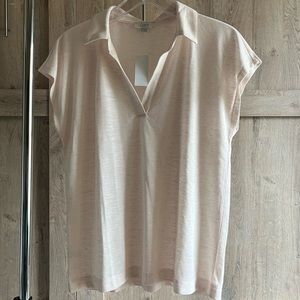 Loft Split Neck Shirt Size Medium